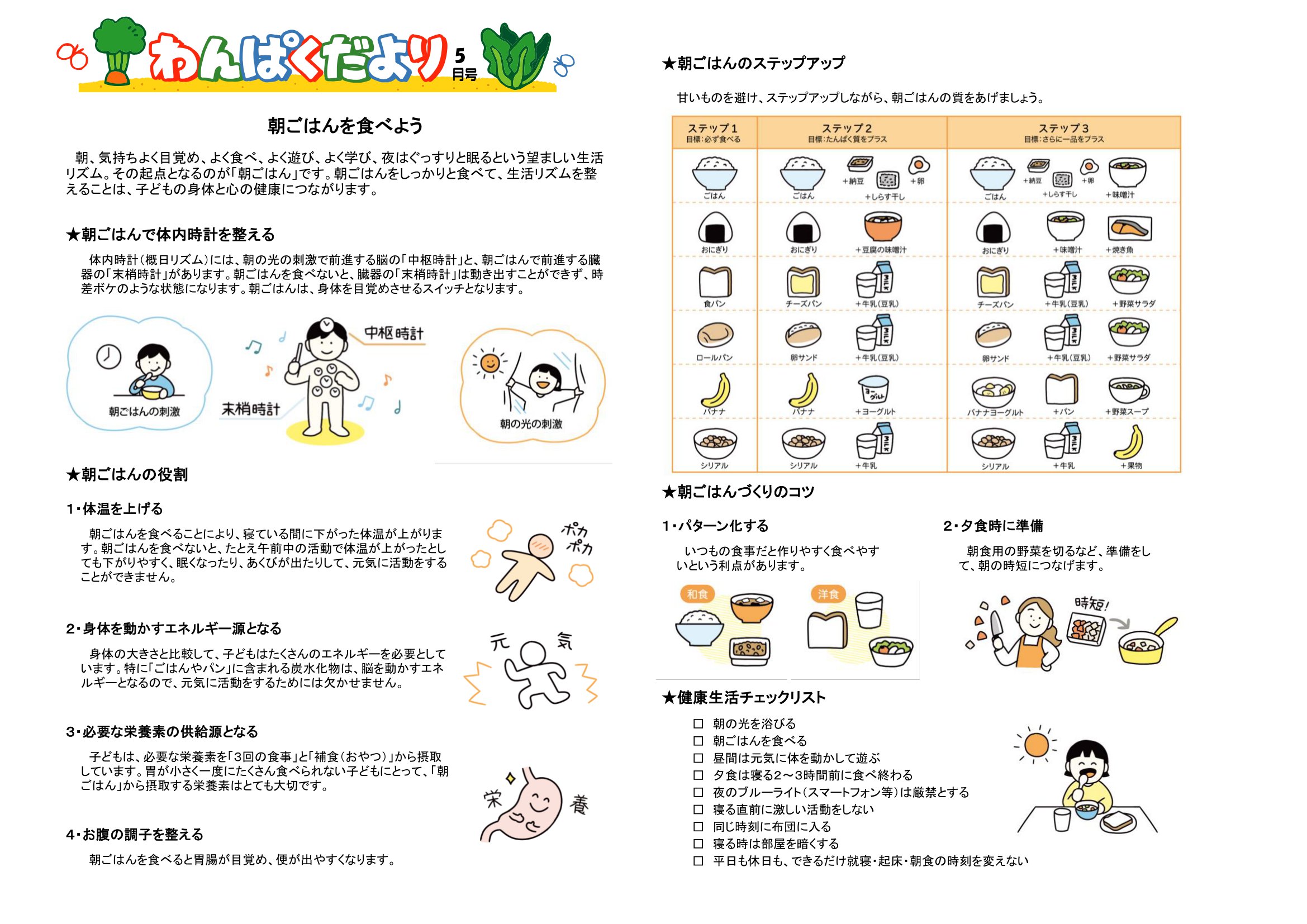 令和６年５月　食育だより